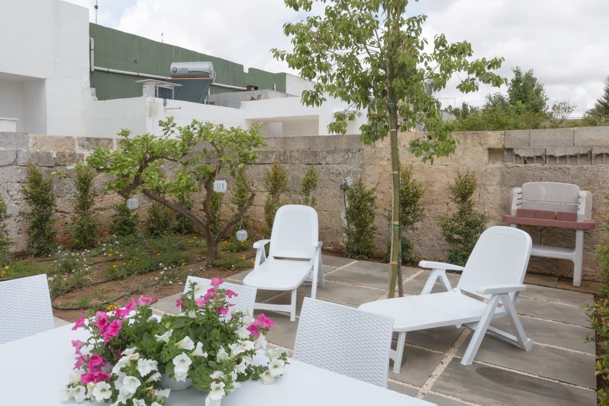 Il giardino privato attrezzato